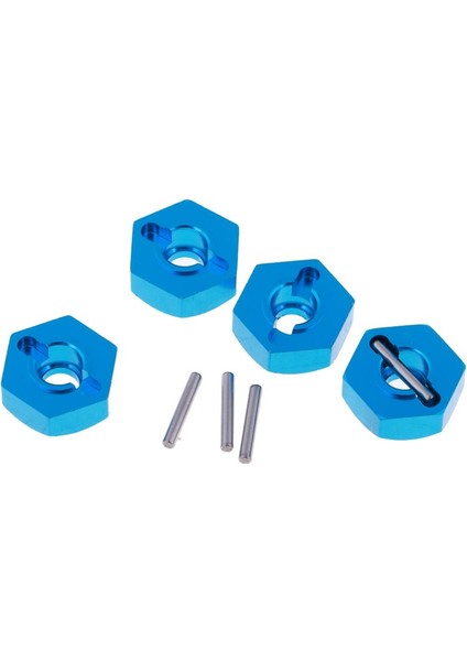 4pcs Metal Tekerlek Hex Hubs Wltoys Için Altıgen Adaptör 12428 1:12 FY03 Parçalar fırsatları