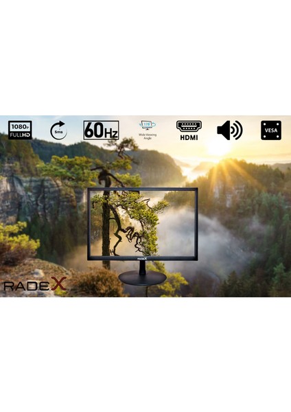 RD-20P 20" 60HZ 5ms (Hdmı+Vga+Rca+Usb+Aux+Speaker) Full Hd LED Monitör