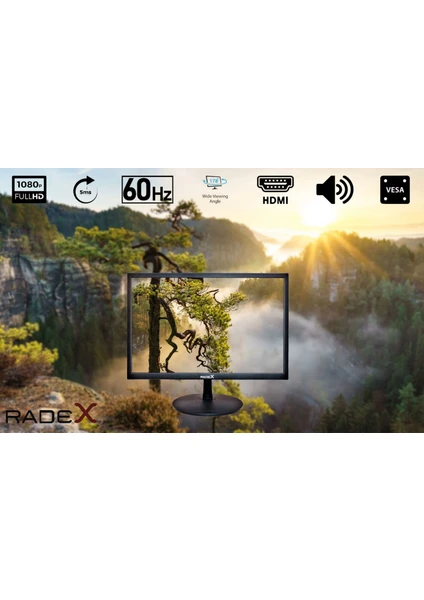 RD-20P 20" 60HZ 5ms (Hdmı+Vga+Rca+Usb+Aux+Speaker) Full Hd LED Monitör