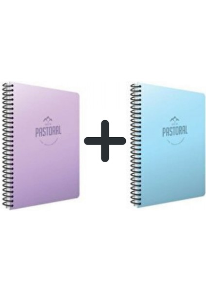 Pastoral Kareli Defter 17*24 96 Yaprak 2 Adet
