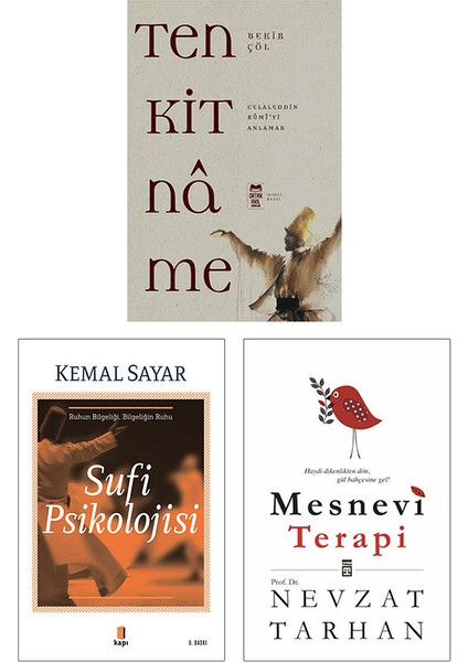 Tenkitname - Mesnevi Terapi - Sufi Psikolojisi 3 Kitap Set