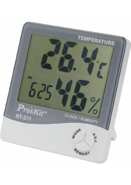 Proskit NT-311 Digital Sıcaklık Nem Ölçer
