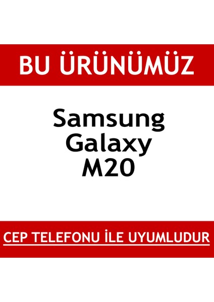 Samsung Galaxy M20 Kılıf Şeffaf Süper Silikon Kapak