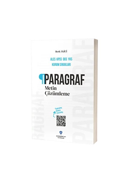 ALES KPSS DGS YKS Paragraf Metin Çözümleme Soru Bankası Video Çözümlü