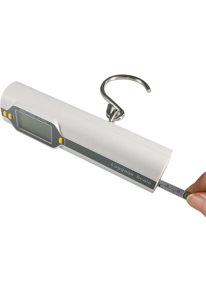Yeni 50KG Bagaj Ölçeği LCD Dijital Tartı Elektronik Denge Ölçek Ile Taşınabilir Asılı Ölçek Çantalı