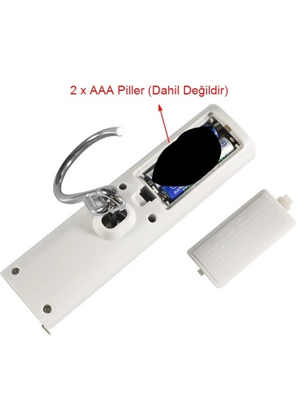 Yeni 50KG Bagaj Ölçeği LCD Dijital Tartı Elektronik Denge Ölçek Ile Taşınabilir Asılı Ölçek Çantalı