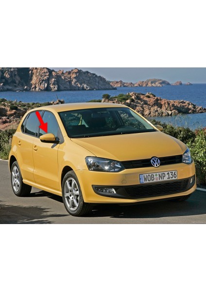 Vw Volkswagen Polo 2010-2017 Sağ Yan Dış Dikiz Aynası Üst Kapağı 6R0857538B