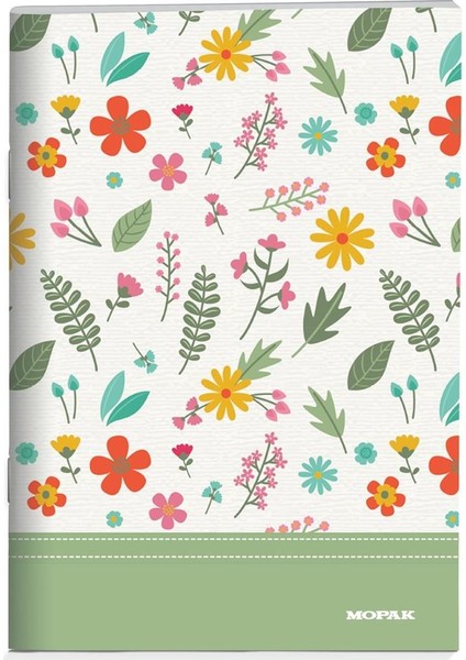 A4 80 Yaprak Karton Kapak Dikişli Defter 2 Kareli + 2 Çizgili modelleri