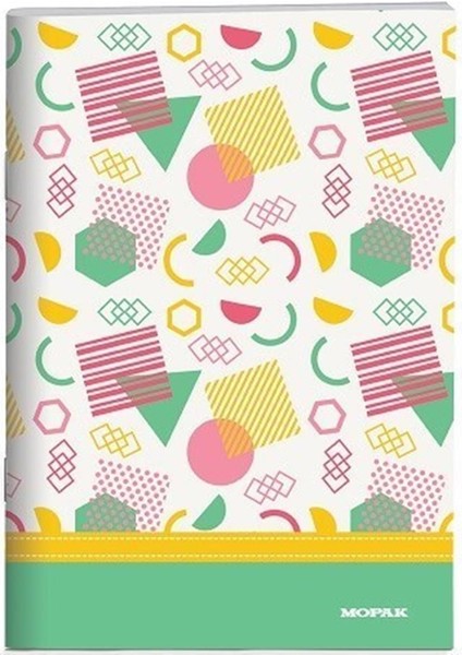 A4 80 Yaprak Karton Kapak Dikişli Defter 2 Kareli + 2 Çizgili fırsatları