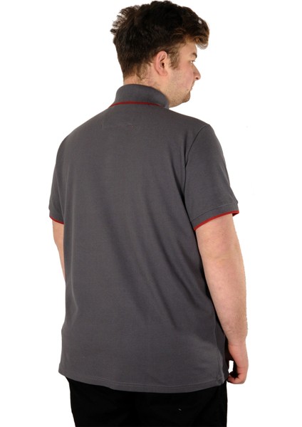 Büyük Beden T-Shirt Polo Club 21331 Füme fiyatları