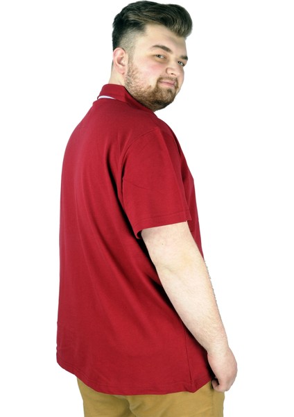 Erkek T Shirt Polo Florida 22303 Bordo