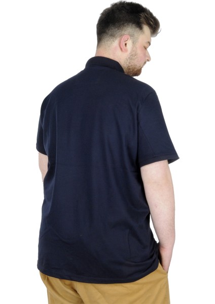 Büyük Beden T-Shirt Polo Steamnoat 22345 Lacivert fiyatları