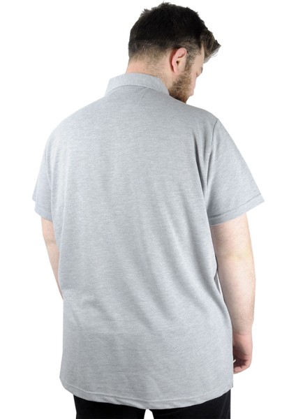 Erkek T Shirt Polo Skull 22304 Gri Melanj modelleri