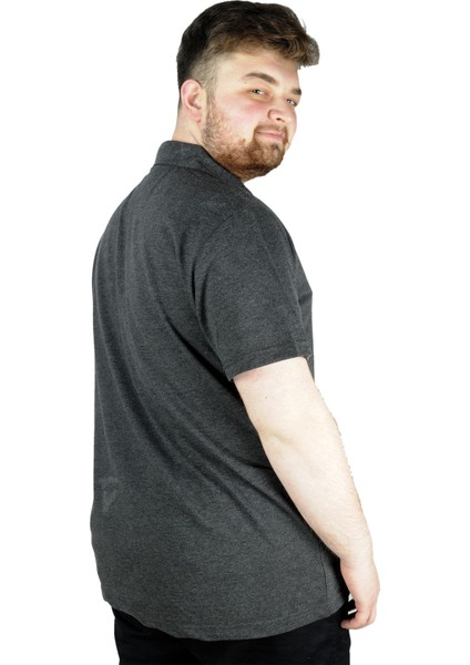 Erkek Polo T Shirt Explore The World 22313 Antramelanj modelleri