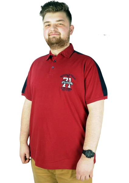 Erkek T Shirt Polo Superior Team 22315 Bordo