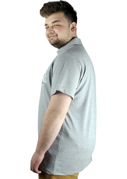 Erkek T Shirt Polo Florida 22303 Gri Melanj fiyatları