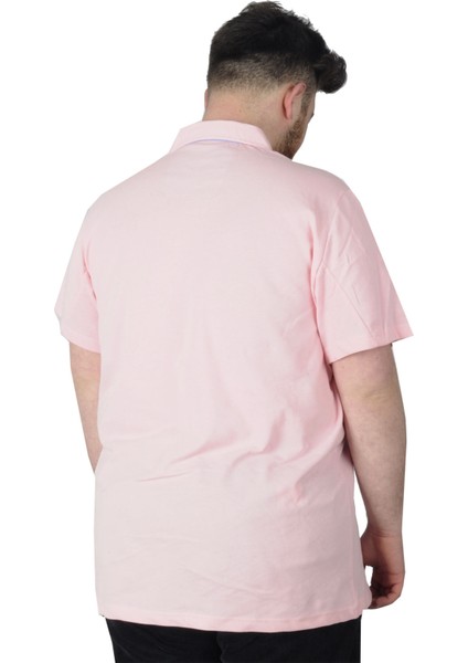 Büyük Beden Erkek T-Shirt Polo Mdx Club 22305 Somon fiyatları