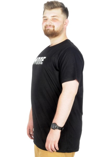 Büyük Beden T-Shirt Bis Yaka Mode 22196 Siyah fiyatları