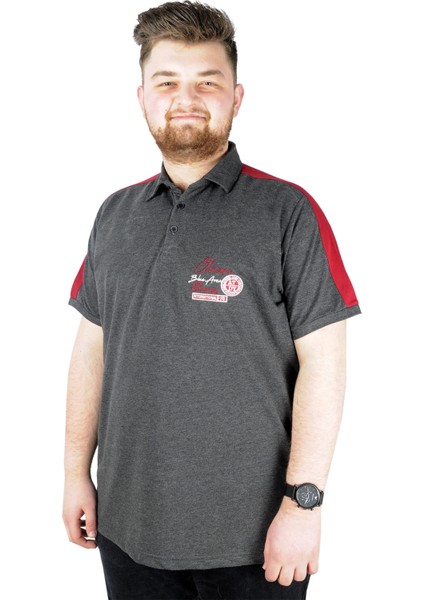 Erkek T Shirt Polo Ocean 22317 Antramelanj