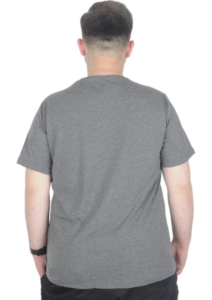 Büyük Beden T-Shirt Bis Yaka Vision 22186 Antramelanj fiyatları