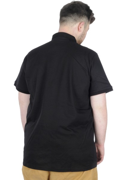 Büyük Beden T-Shirt Polo Design Mx 22346 Siyah fiyatları