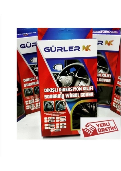 Honda Civic Direksiyon Kılıfı Dikmeli Soft Kırmızı Ipli modelleri