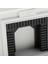 Ahşap Dollhouse Mobilya 1/12 Mini Diy Oda Minyatür Şömine Aksesuar Beyaz2 (Yurt Dışından) 4