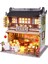 1:24 Ölçekli El Yapımı Dollhouse Mini Çin Çayevi Mobilya LED (Yurt Dışından) 1