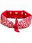 Unisex Kırmızı Renk Çok Amaçlı Bandana 1