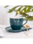 Yaratıcı Seramik Kahve Fincanı ve Tabağı Basit Nordic Teacup Firma Seti Avrupa Küçük Lüks Öğleden Sonra Çay Seti | Duvar Takımları Setleri 2