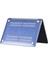 Macbook Pro 14.2 İnç A2442 / A2779 / A992 / A2918 / A3112 / A3185 / A3401 Kasa koruma SİMLİ parlak mavi 2