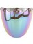 3 Snap Visor Lens Kalkanı Açık Yüz Kaskları Için Retro Ön Cam Dayanıklı Koyu Gri(Yurt Dışından) 1