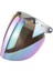 3 Snap Visor Lens Kalkanı Açık Yüz Kaskları Için Retro Ön Cam Dayanıklı Koyu Gri(Yurt Dışından) 2