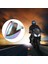 3 Snap Visor Lens Kalkanı Açık Yüz Kaskları Için Retro Ön Cam Dayanıklı Koyu Gri(Yurt Dışından) 4