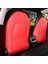 2 Paket Tam Boyutlu Koltuk Geri Vuruş Koruyucu Tesla Için Uygun Model 3 Model Y Kırmızı 3