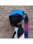 Kask Pigtails Punk Yeniden Kullanılabilir Kask Saç Kirli Örgüler Bisiklet Bisikleti Mor Mavi Için 4