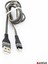 Imeng 3.1A Usba To Lightning Örgülü Data ve Hızlı Şarj Kablosu ML108 Gri 4