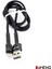 Imeng 3A Usba To Lightning Pro Braided Data ve Hızlı Şarj Kablosu Siyah 2
