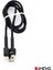 Imeng 3A Usba To Lightning Pro Braided Data ve Hızlı Şarj Kablosu Siyah 4