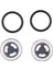 5xmotorcycle Bisiklet Fren Ana Silindir Rezervuarı Görme Ayna Conta 18MM 5 Pcs 2