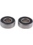 2pcs 15MM Iç Ön Arka Jant Tekerlek Yatağı Fessel Için(Yurt Dışından) 2