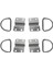 4pcs Kirpen Ring Ring Cleat Truck Van Römork At Kutusu Taşıyıcı Yüzük 5