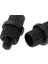 4pcs Motosiklet Plakası Taşıma Vidaları Cıvatalar - Siyah 4