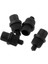 4pcs Motosiklet Plakası Taşıma Vidaları Cıvatalar - Siyah 5
