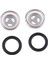 12MM Motosiklet Silindirli Rezervuar Ayna Kauçuk Contalar(Yurt Dışından) 3
