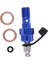 4xuniversal M10 Tek Banjo Cıvata Iplik Bleeden Meme Izgayıcıları 1.0mm Mavi 4 Pcs 3