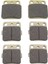 6pcs Motosiklet Ön ve Arka Fren Balatası Kitleri Suzuki Ltz 400 03-12 Kompakt 1