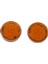 2 Adet Motosiklet Dönüş Sinyali Amber LED Açık Turuncu Lens Için 1