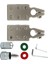 Araba 6 Yollu Pil Terminal Kelepçe Kiti 1/0 Awg Gauge Dayanıklı Takımı Kolay 5