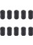 Ferrit Halkalarda 10 Pcs Klips Çekirdek 5mm Çapı Premium Gürültü Bastırıcı Siyah 1